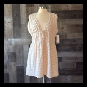 NWT! Nordstrom Treasure & Bond sleeveless dress large pastel stripes softgirl